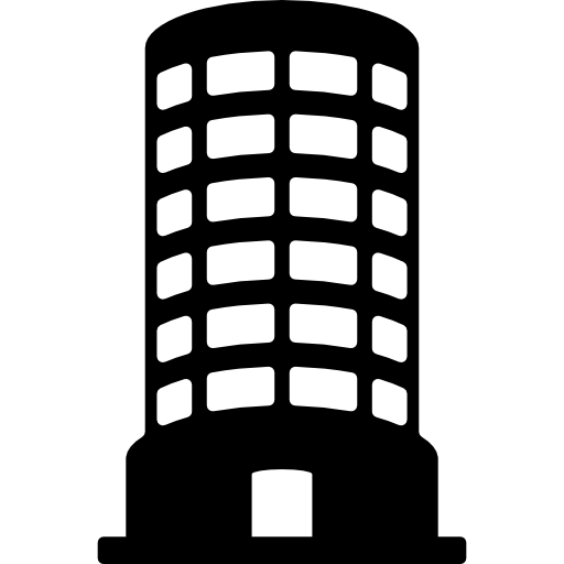 Building tower of cylindrical shape
